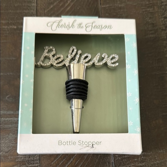 Silver Bottle Stopper - Picture 1 of 2